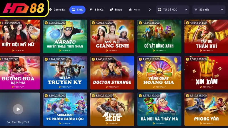 Slot game game đổi thưởng hot tại HD88